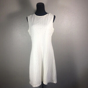 Sheragano‎ Ivory Lace Overlay Dress